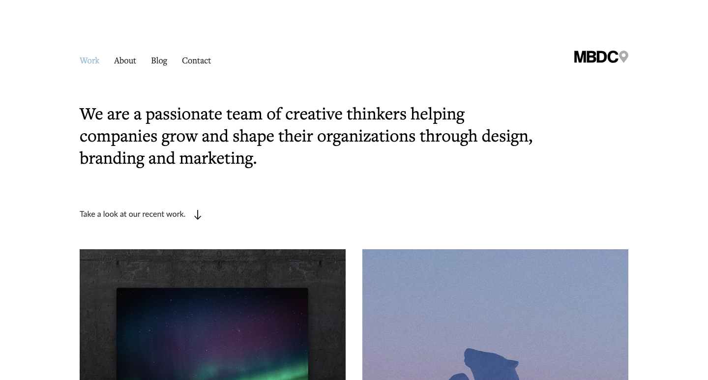 MBDC homepage.