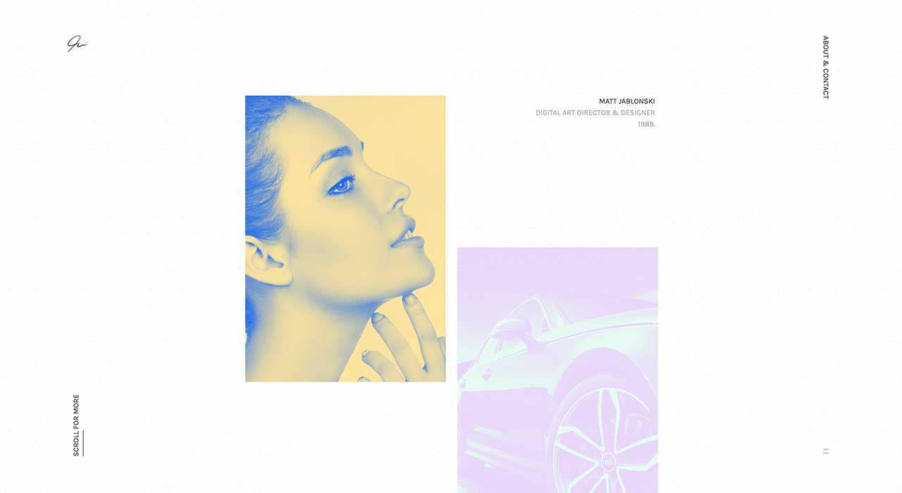 Matt Jablonski's portfolio's site.