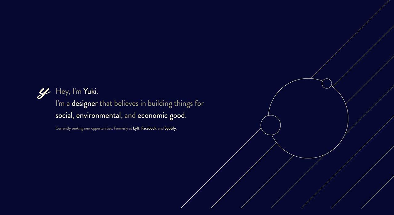 Yuki Asakura's portfolio site.