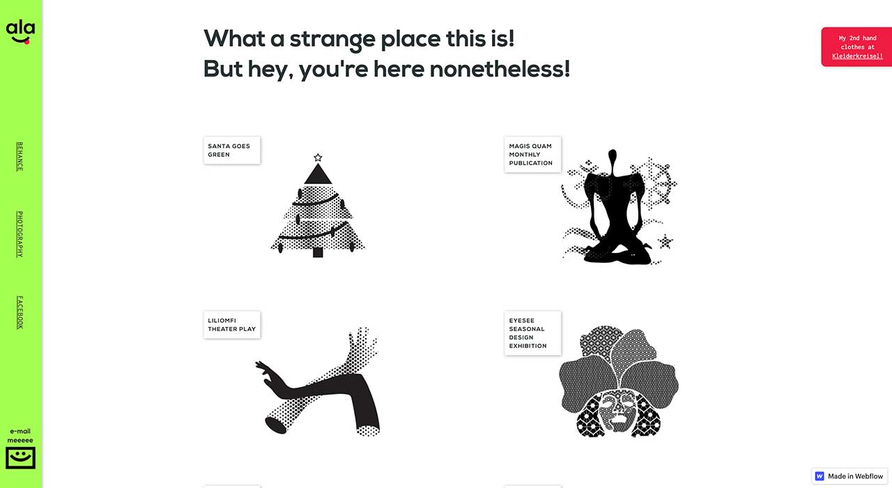 Maria la Portuguesa's portfolio site.