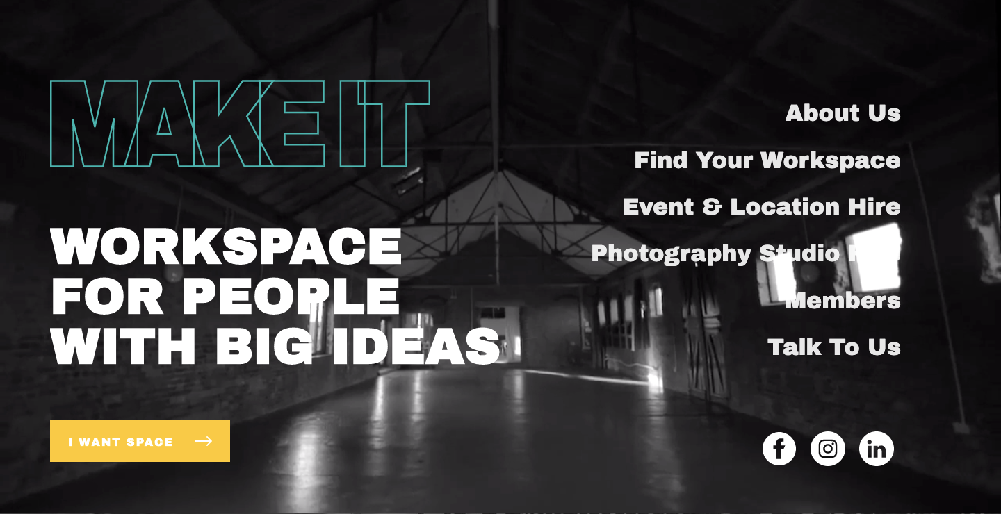 Make It homepage.