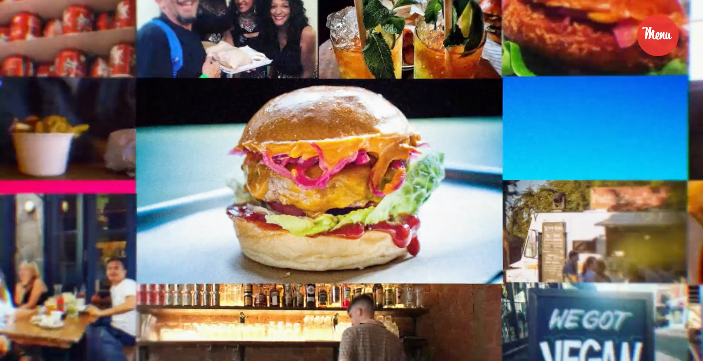 Patty and Bun homepage.