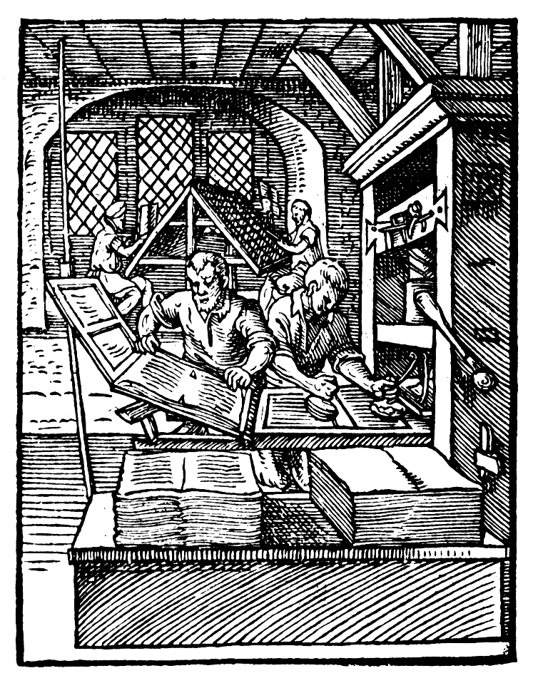 Gutenberg printing press