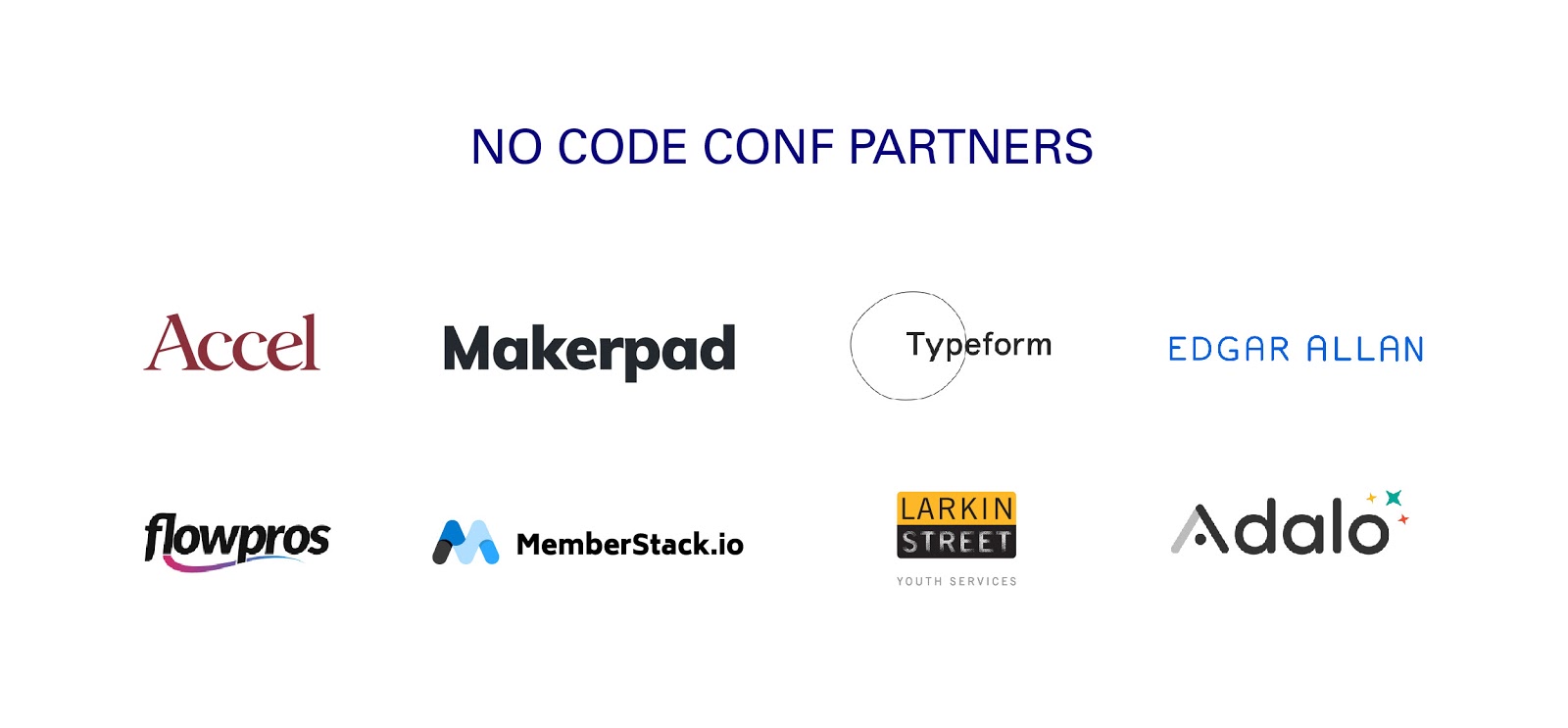 no code sponsors