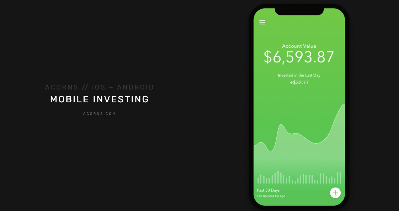acrons mobile investing