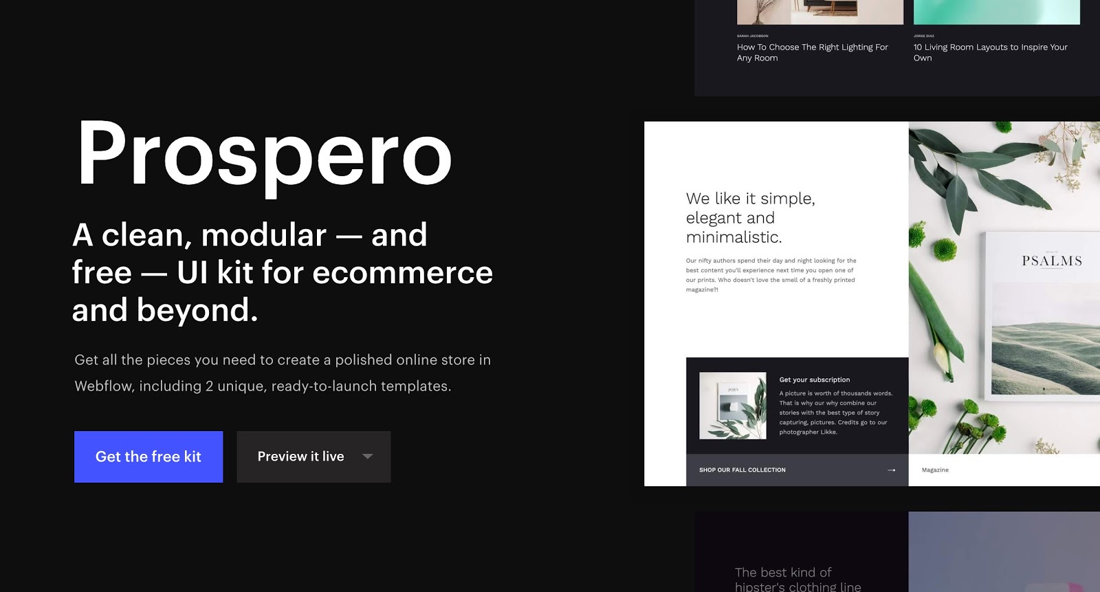 prospero ui kit