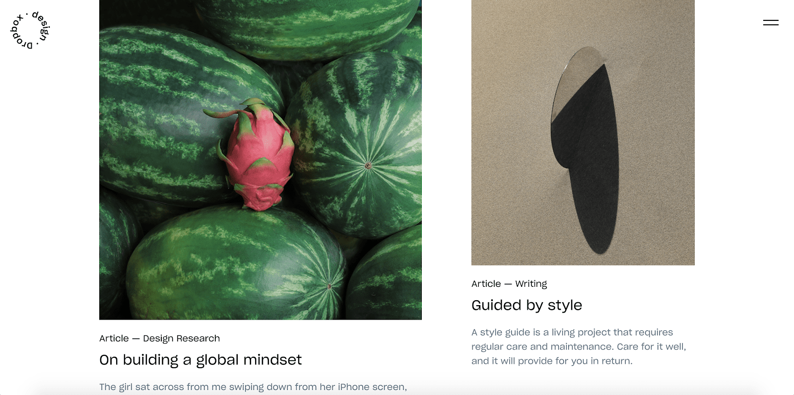dropbox design blog