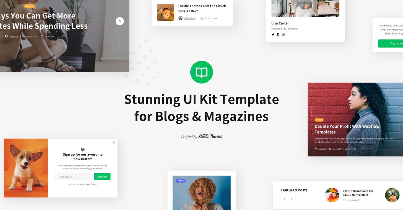 ui kit blog template