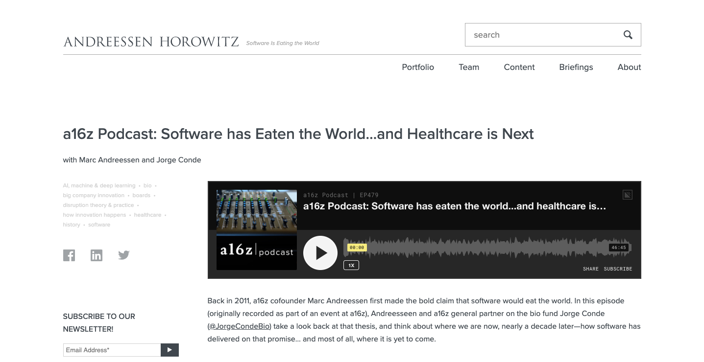 a16z podcast