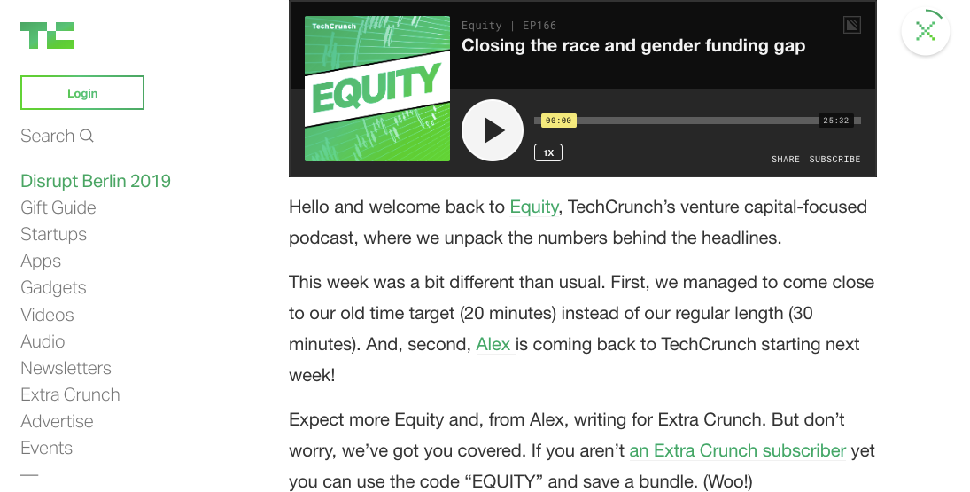 techcrunch equity podcast