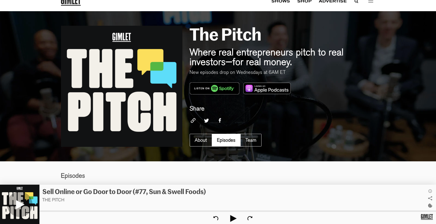 the pitch podcast