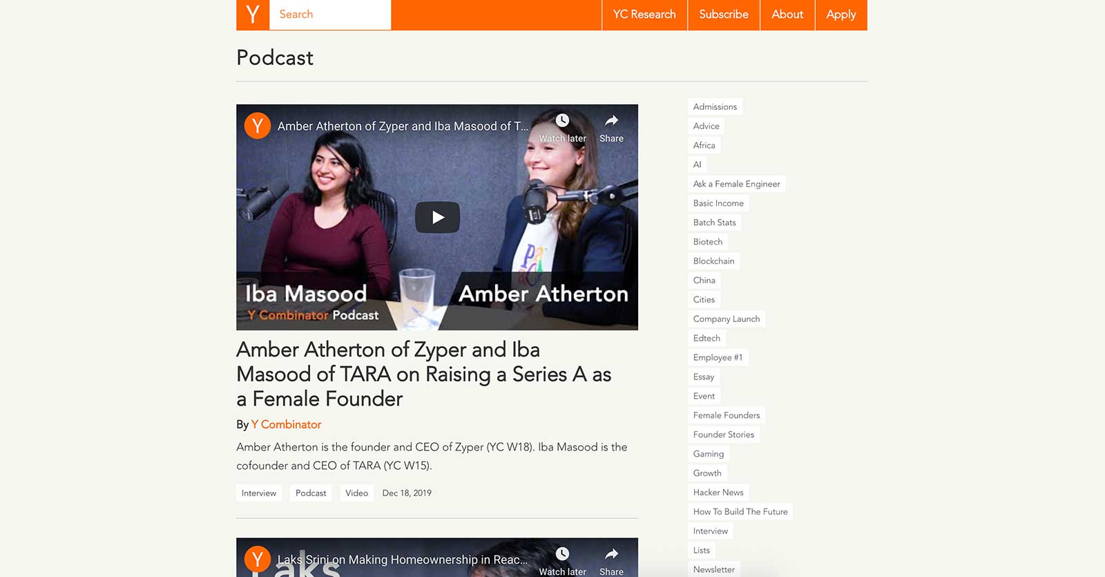 yc podcast