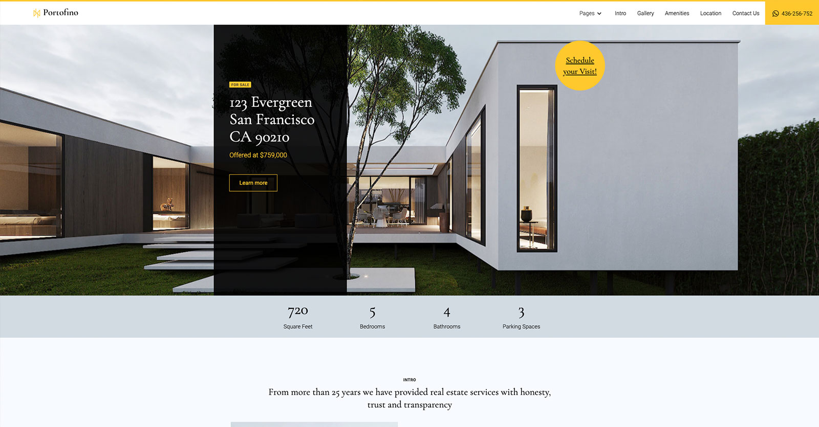portofino real estate template