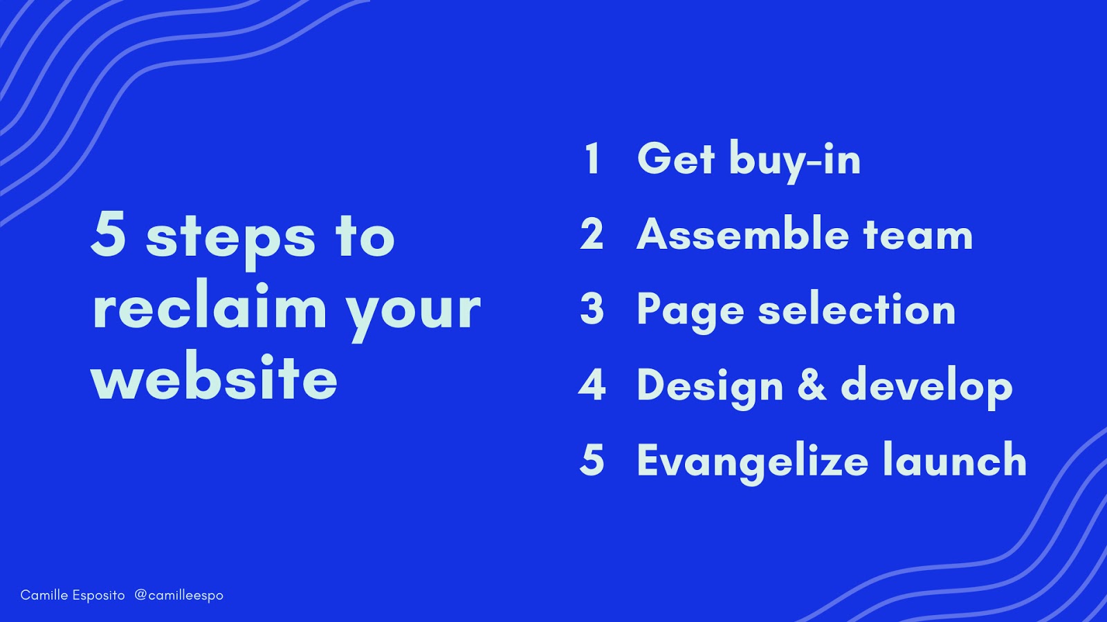 5 steps to reclaim your website
