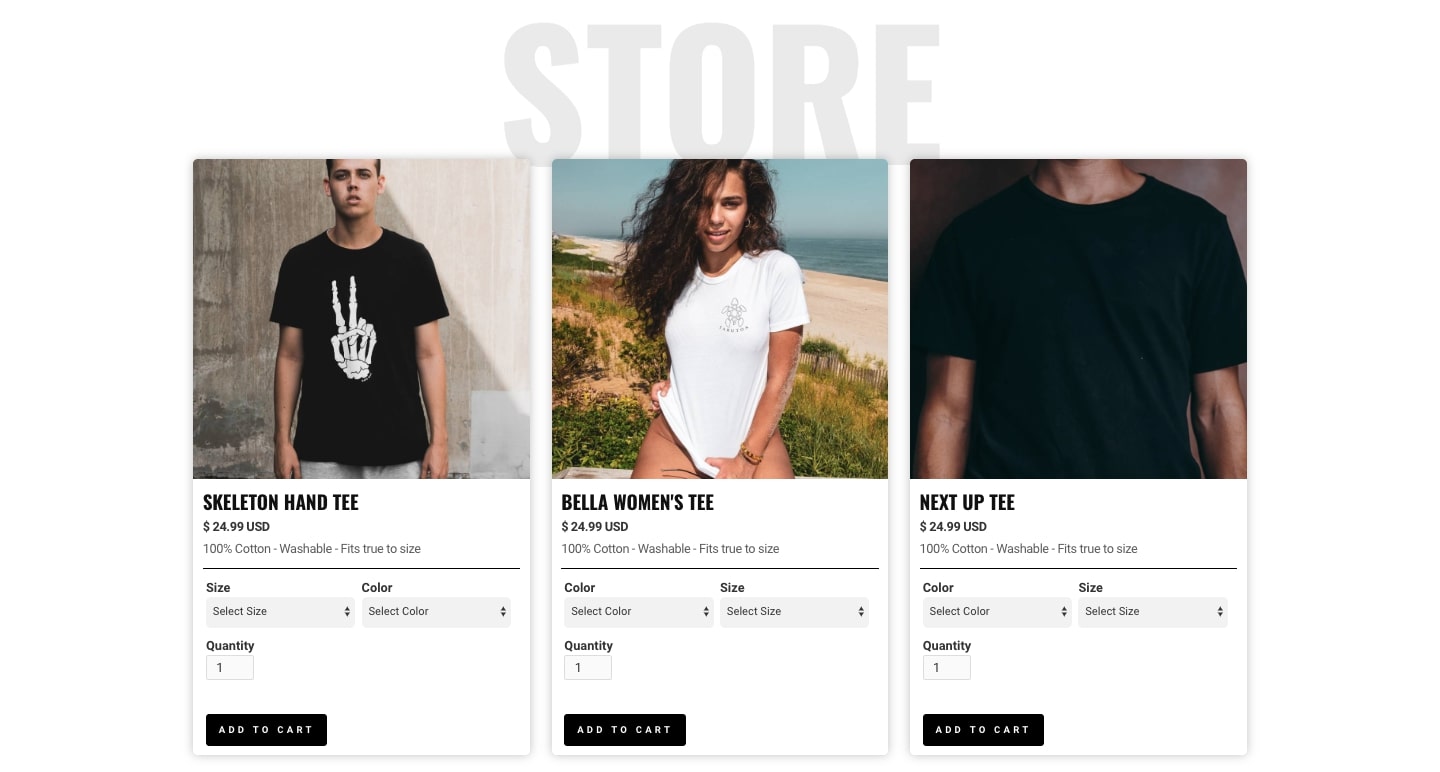 next up template product page
