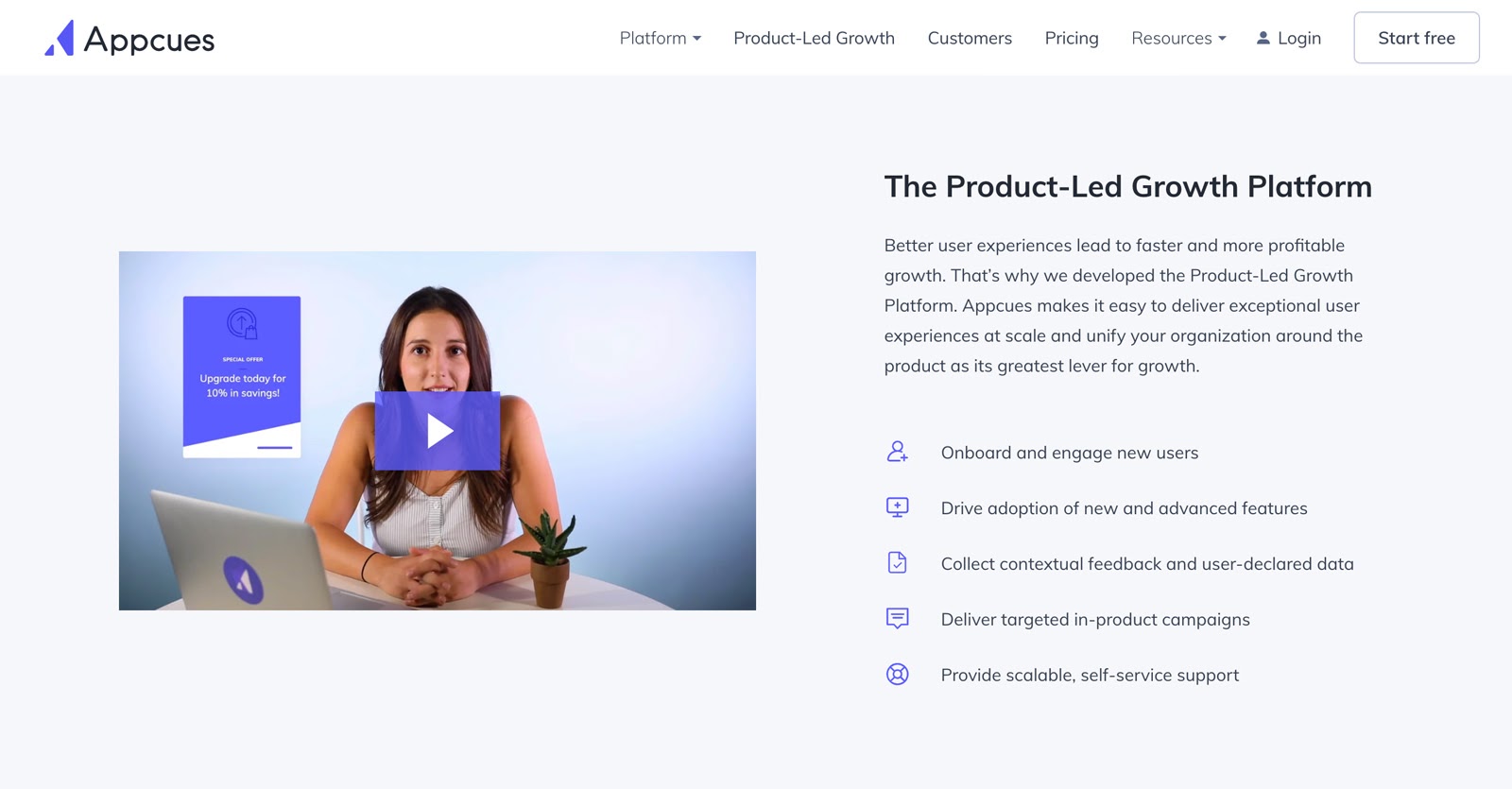 product-led growth platform