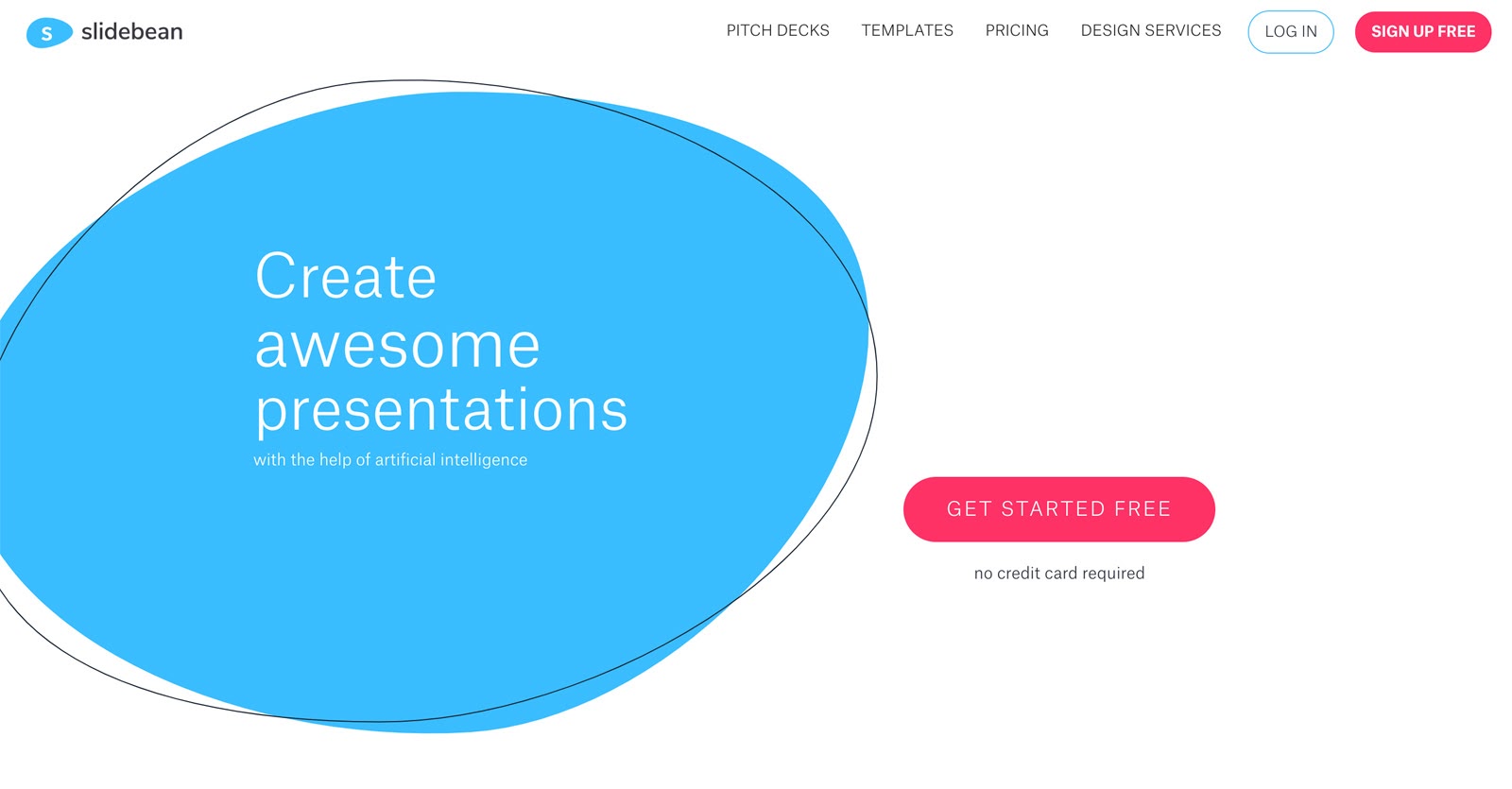 create presentations with slidebean