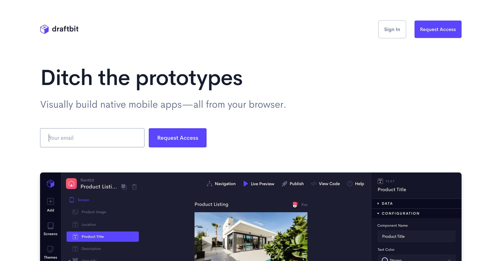 prototype with draftbit