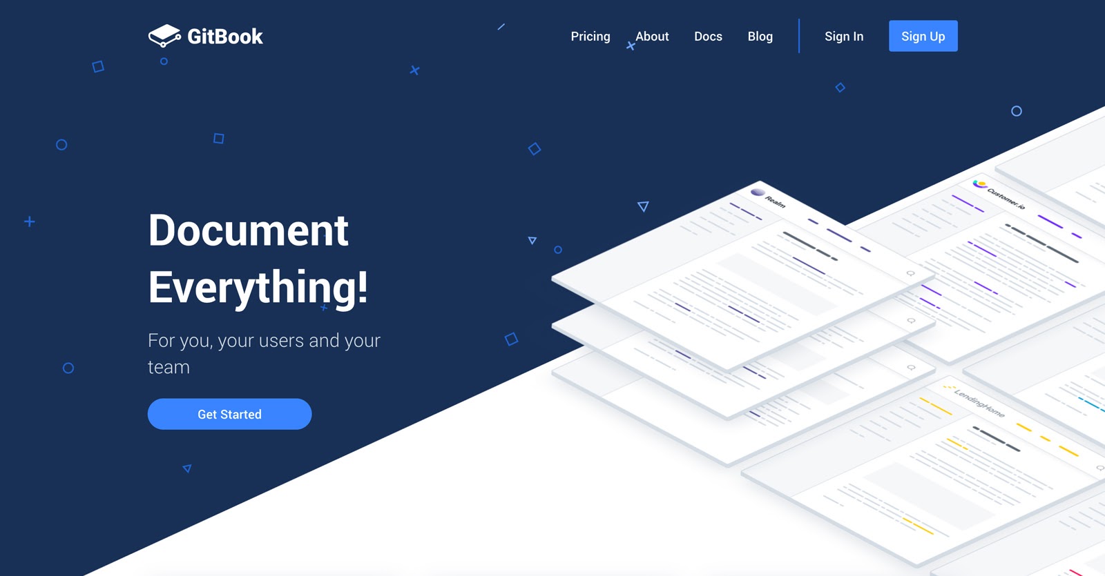 document everything with gitbook