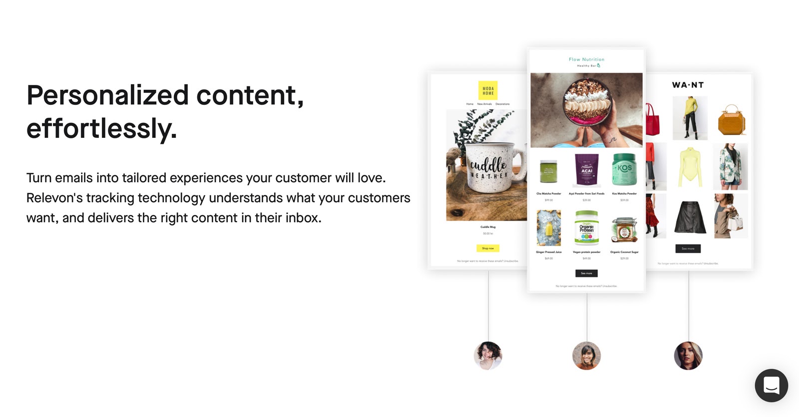 personalized content with revelon