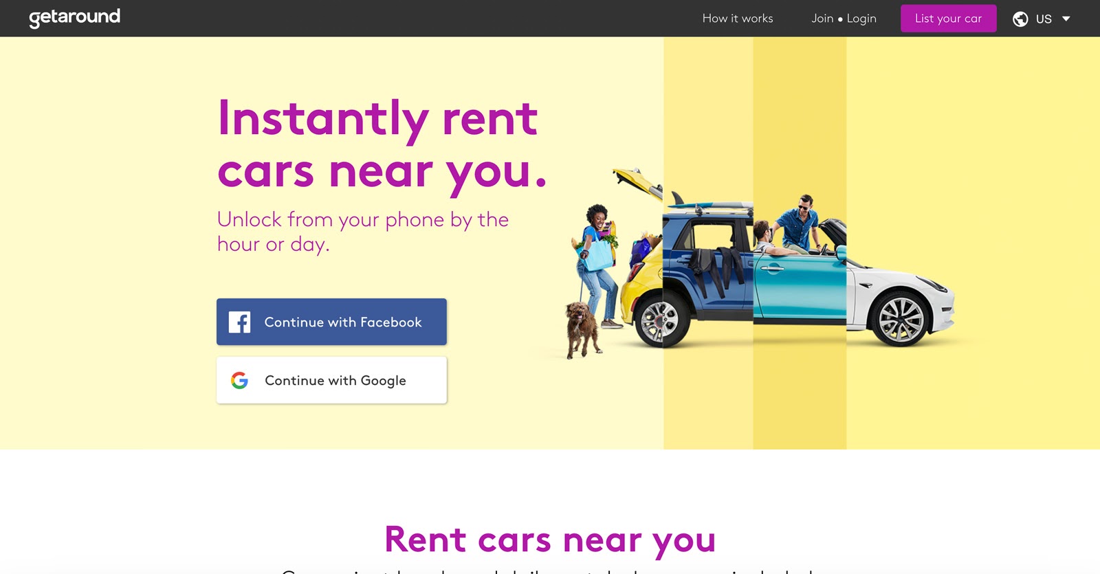 rent cars with getaround