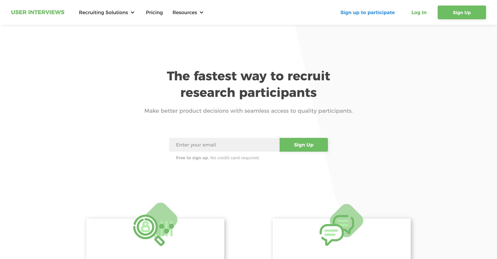 user interviews website