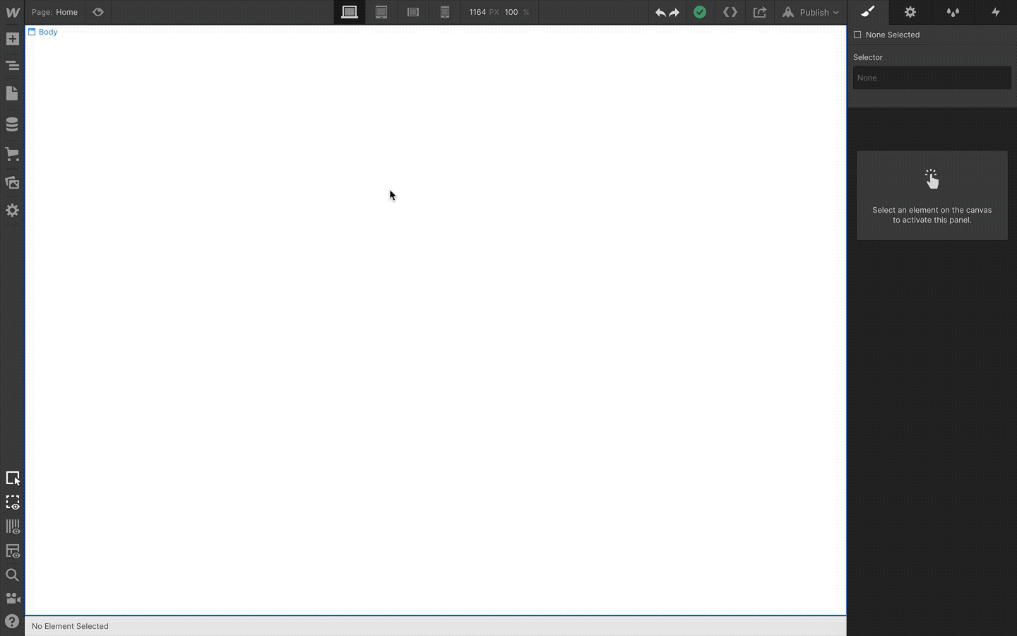 prebuilt layouts in webflow