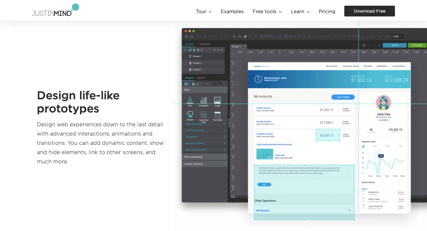 justinmind tool