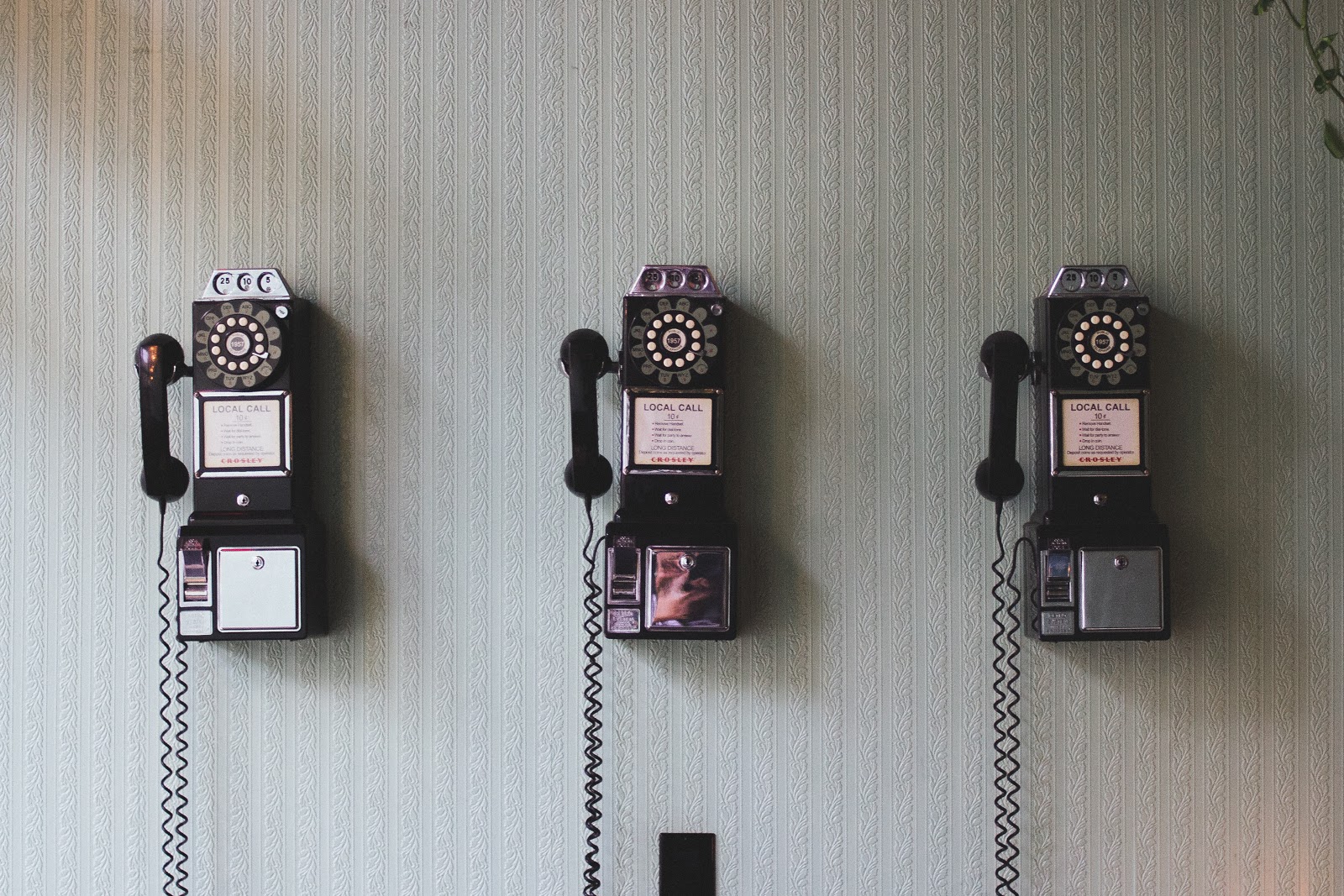 phone booths on wall