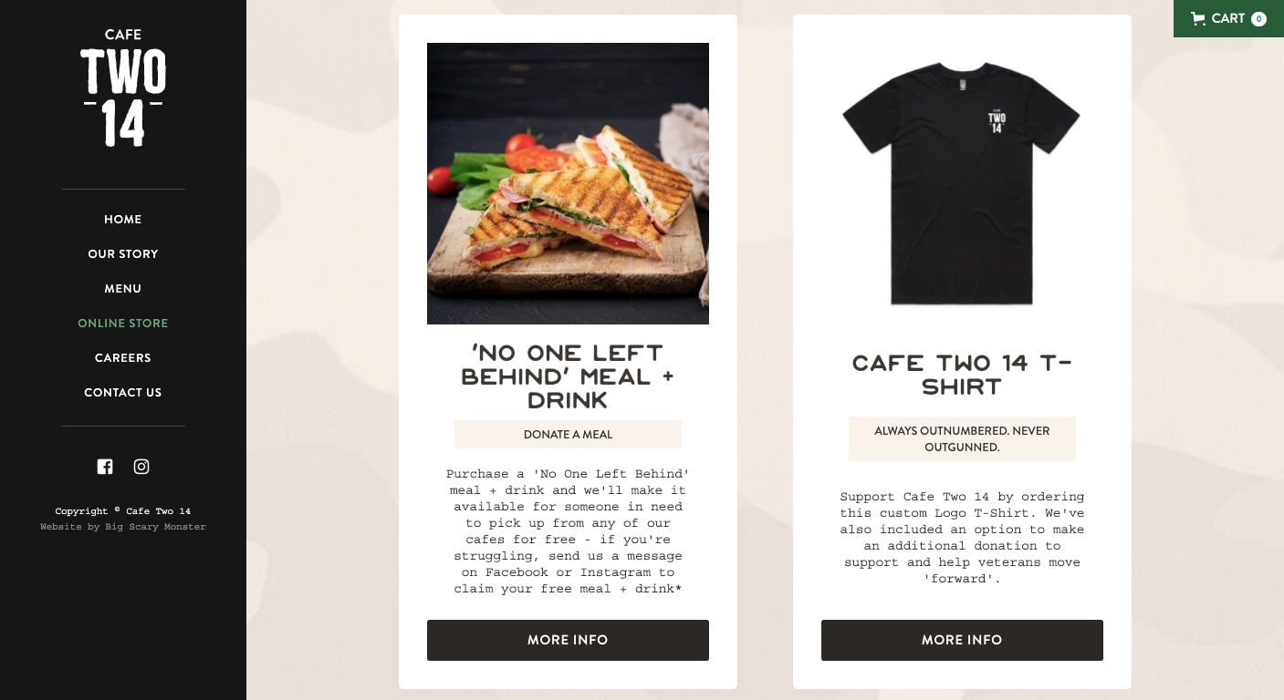 cafe two 14 products