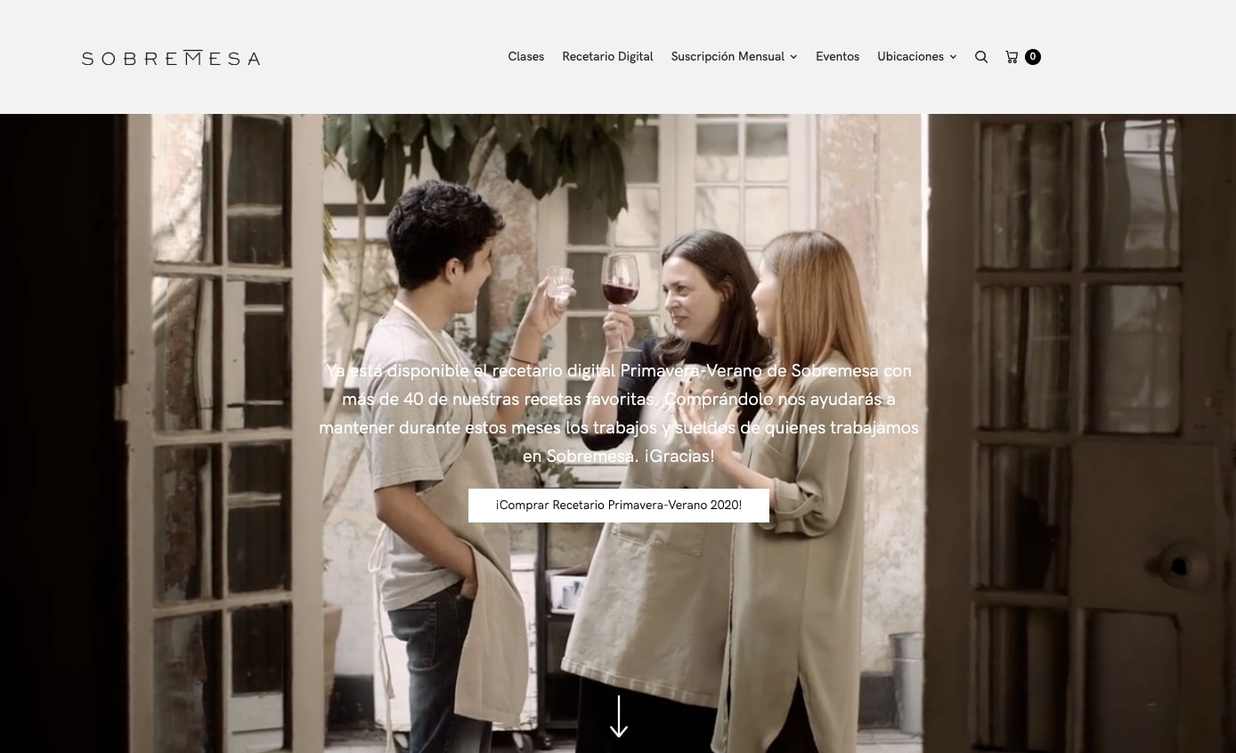 sobremesa website