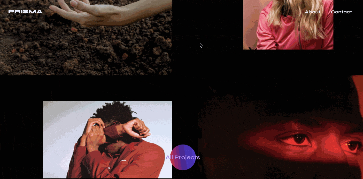 gif of prisma template