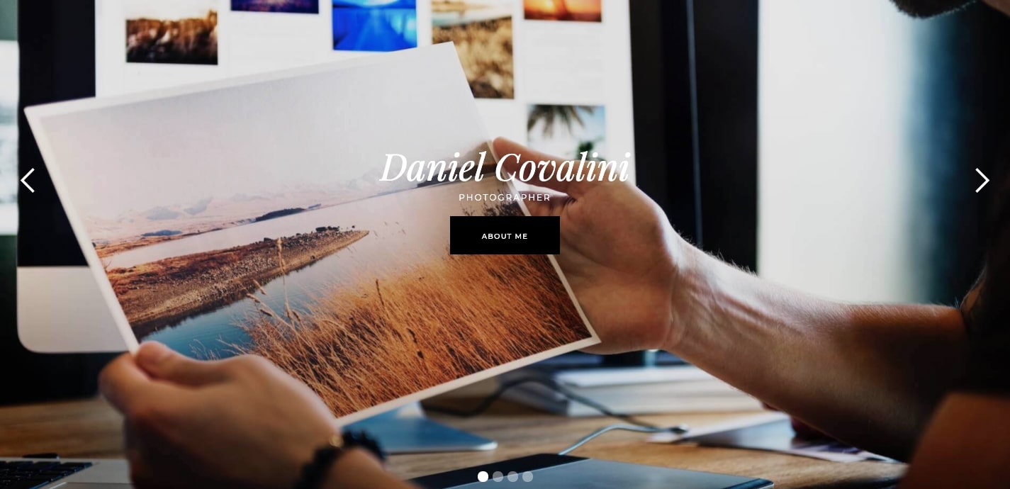 carrete portfolio template