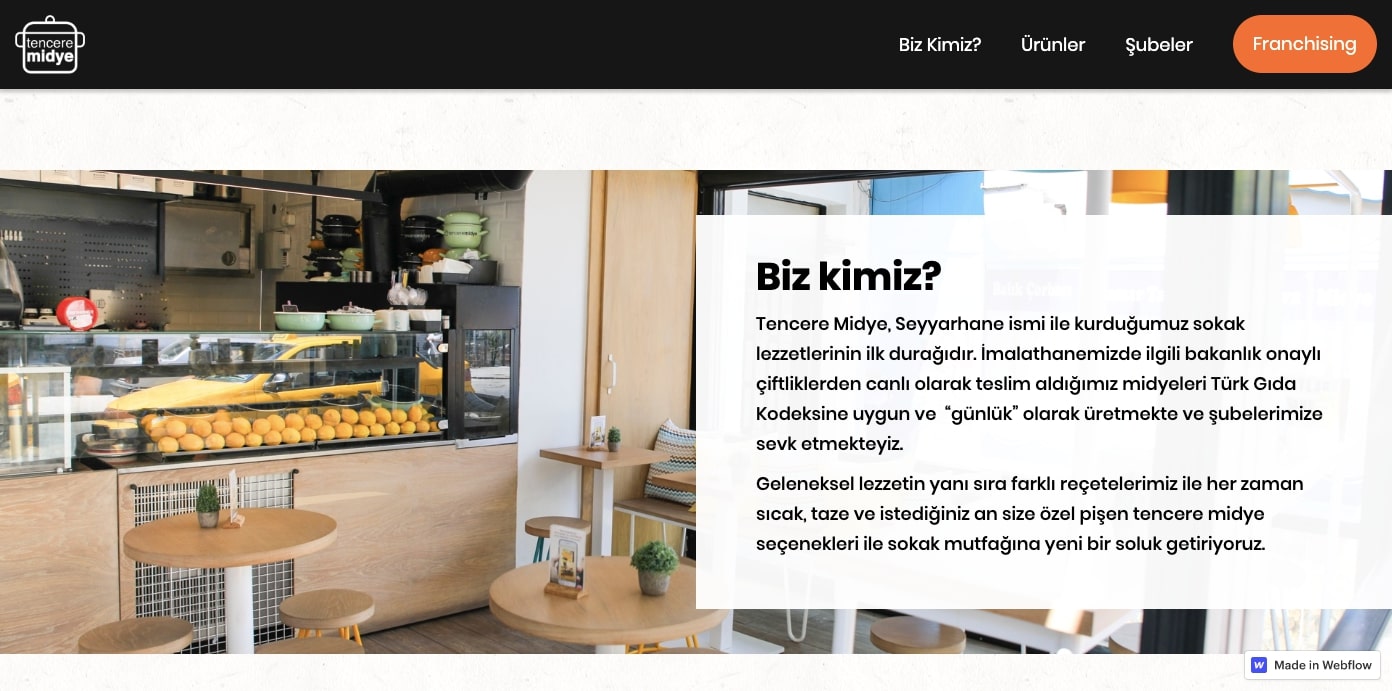 about page for website