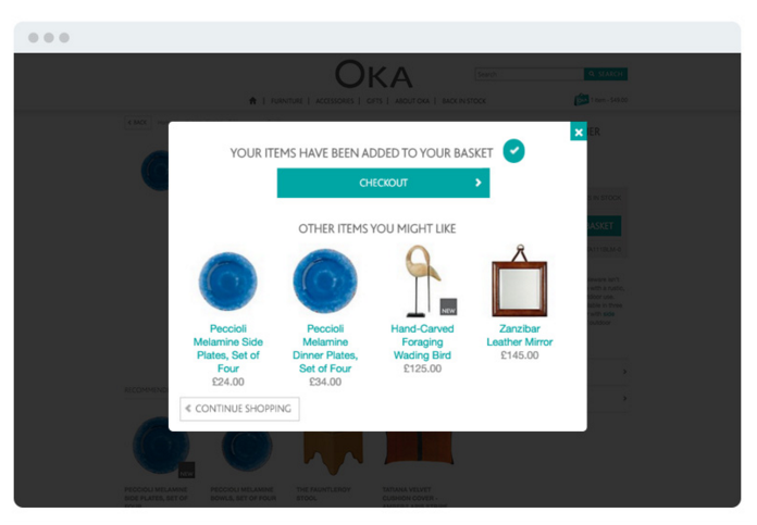 upsell on product category