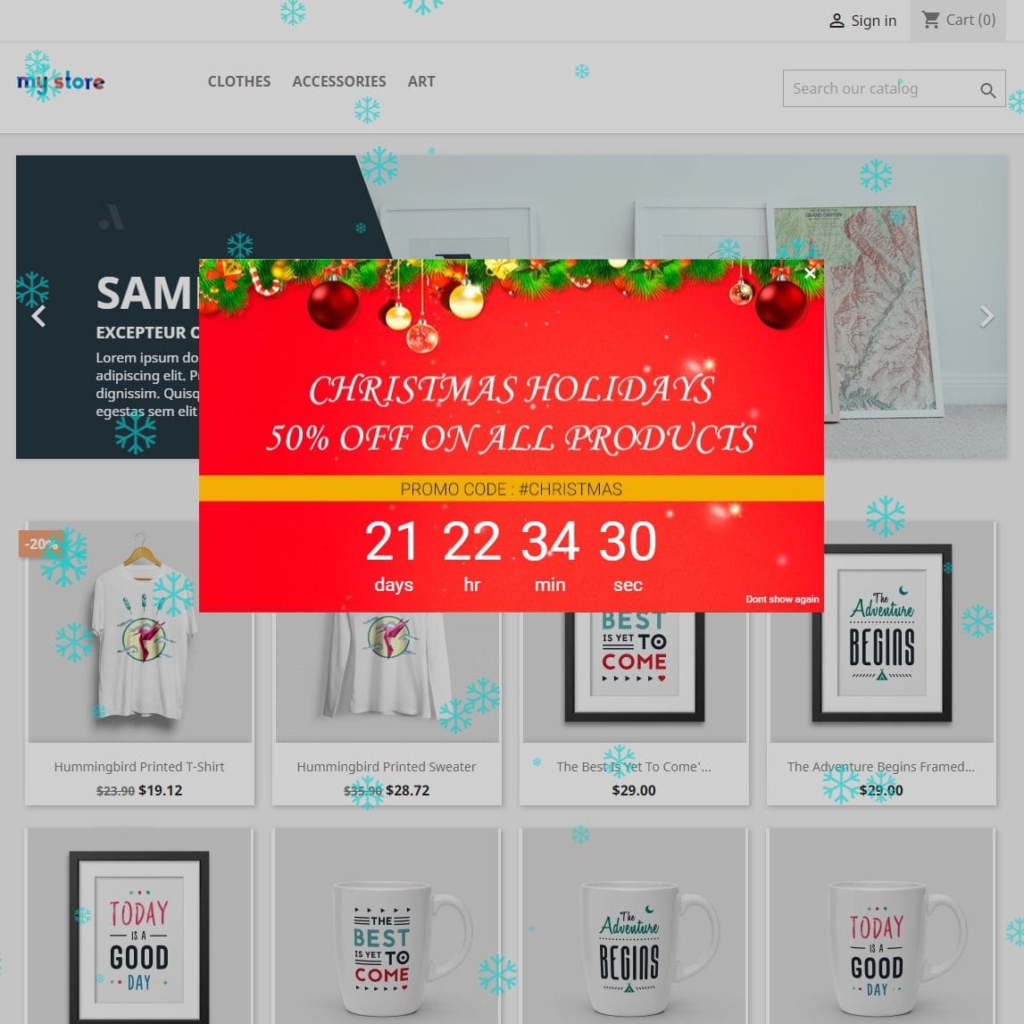 discount popup