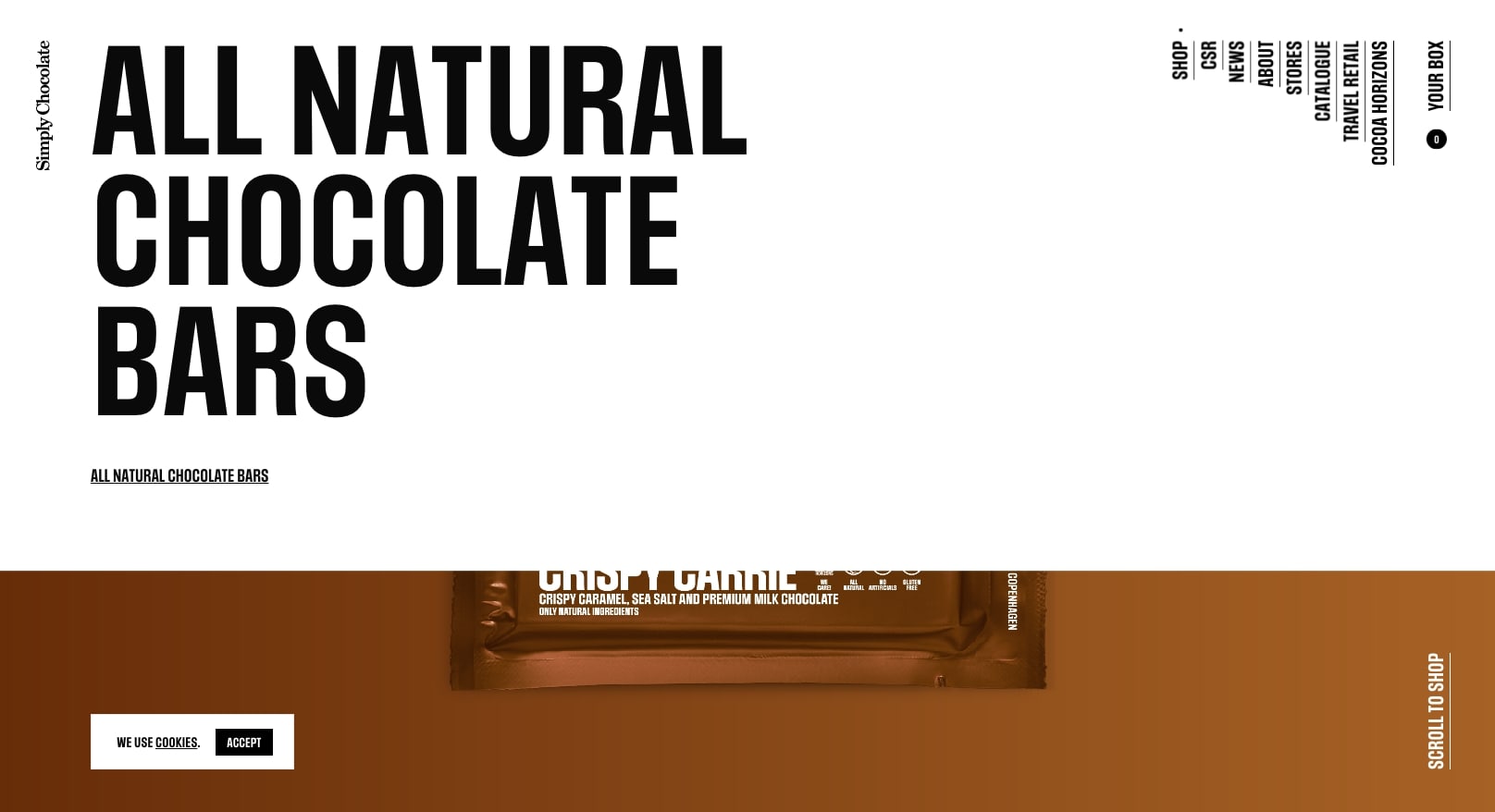 simply chocolate's website