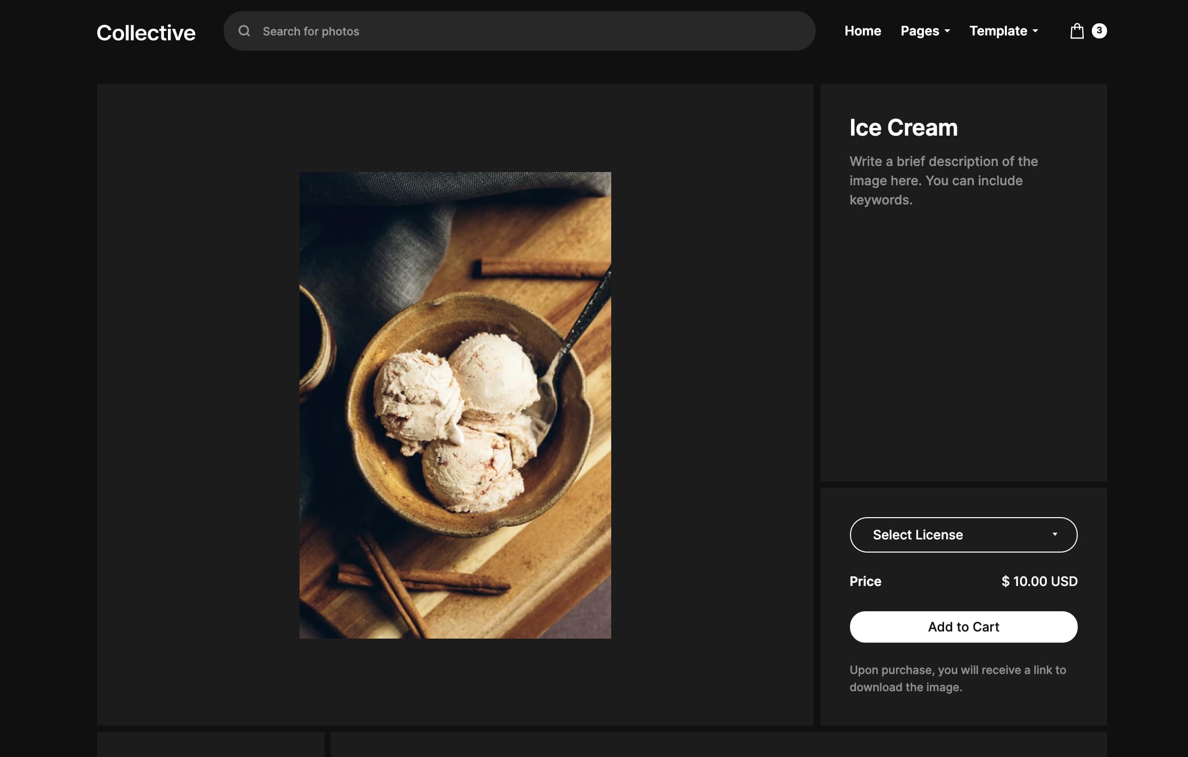 collective product page