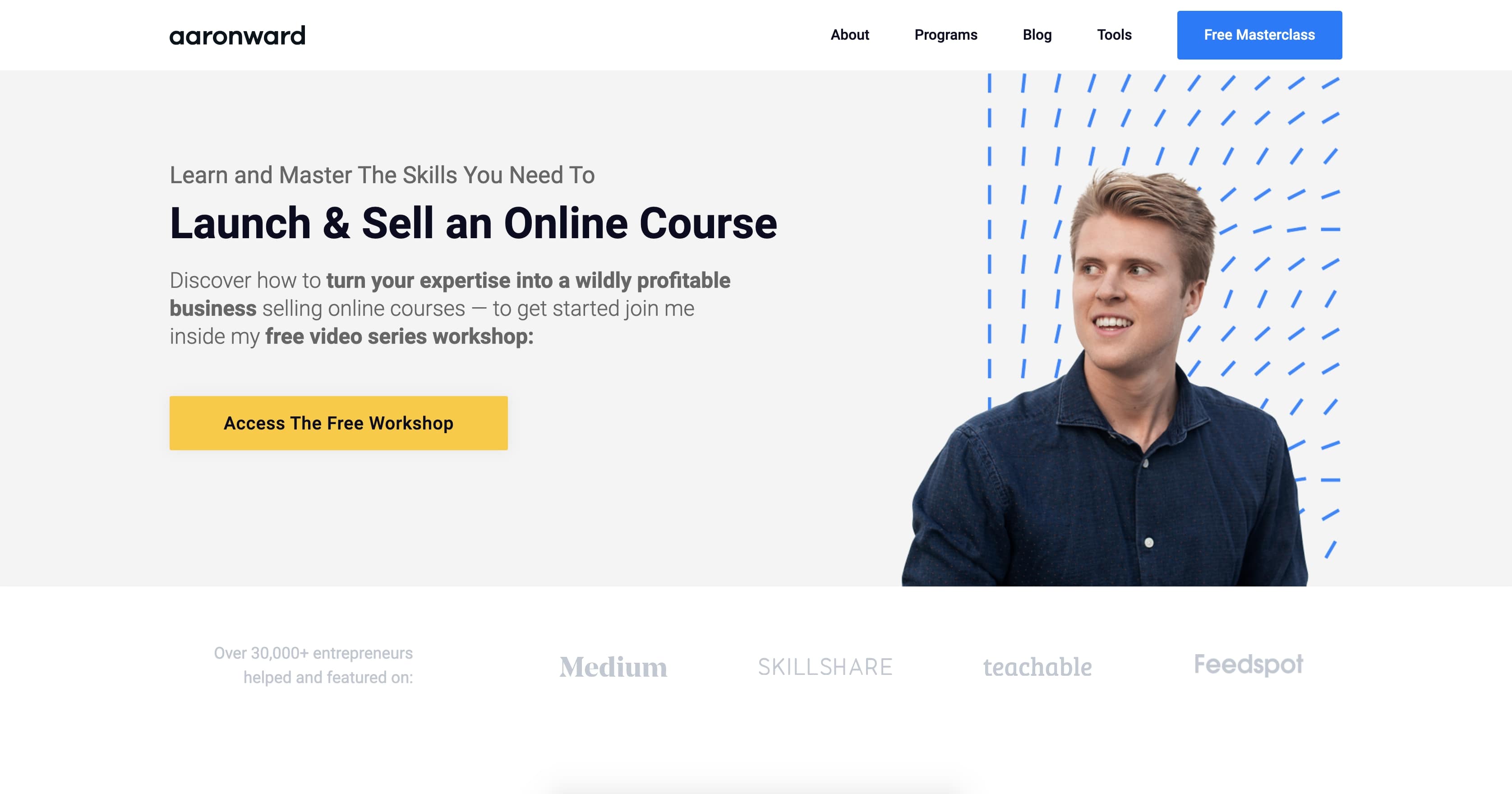aaron ward homepage