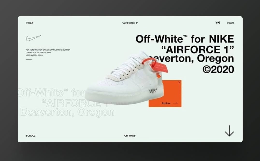 web design inspiration on instagram