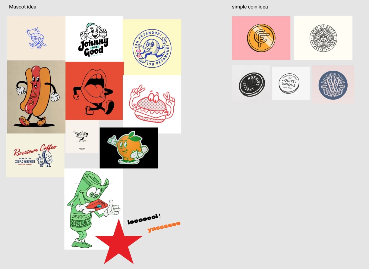 moodboard for digital dollar store