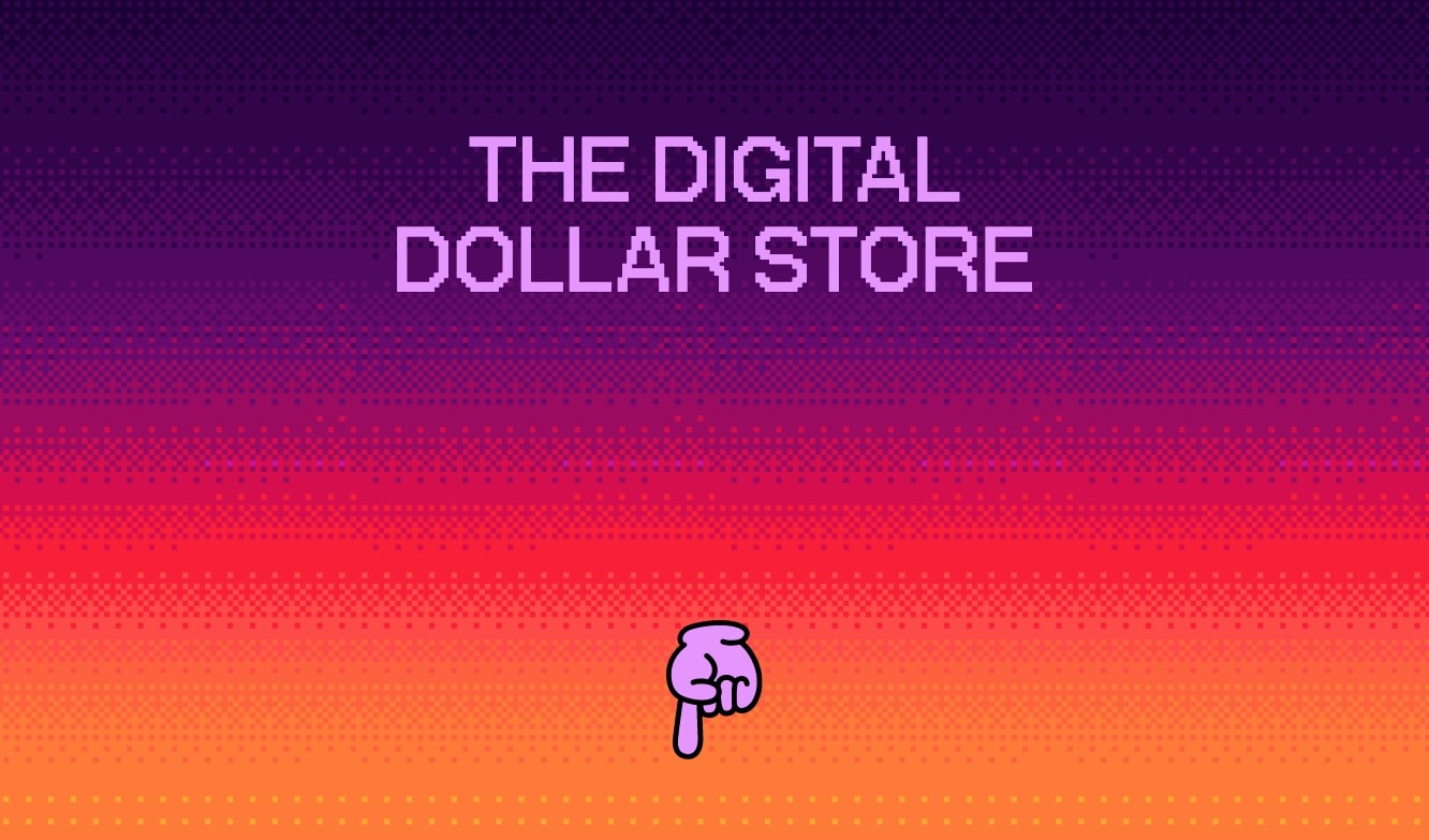 digital dollar store greeting