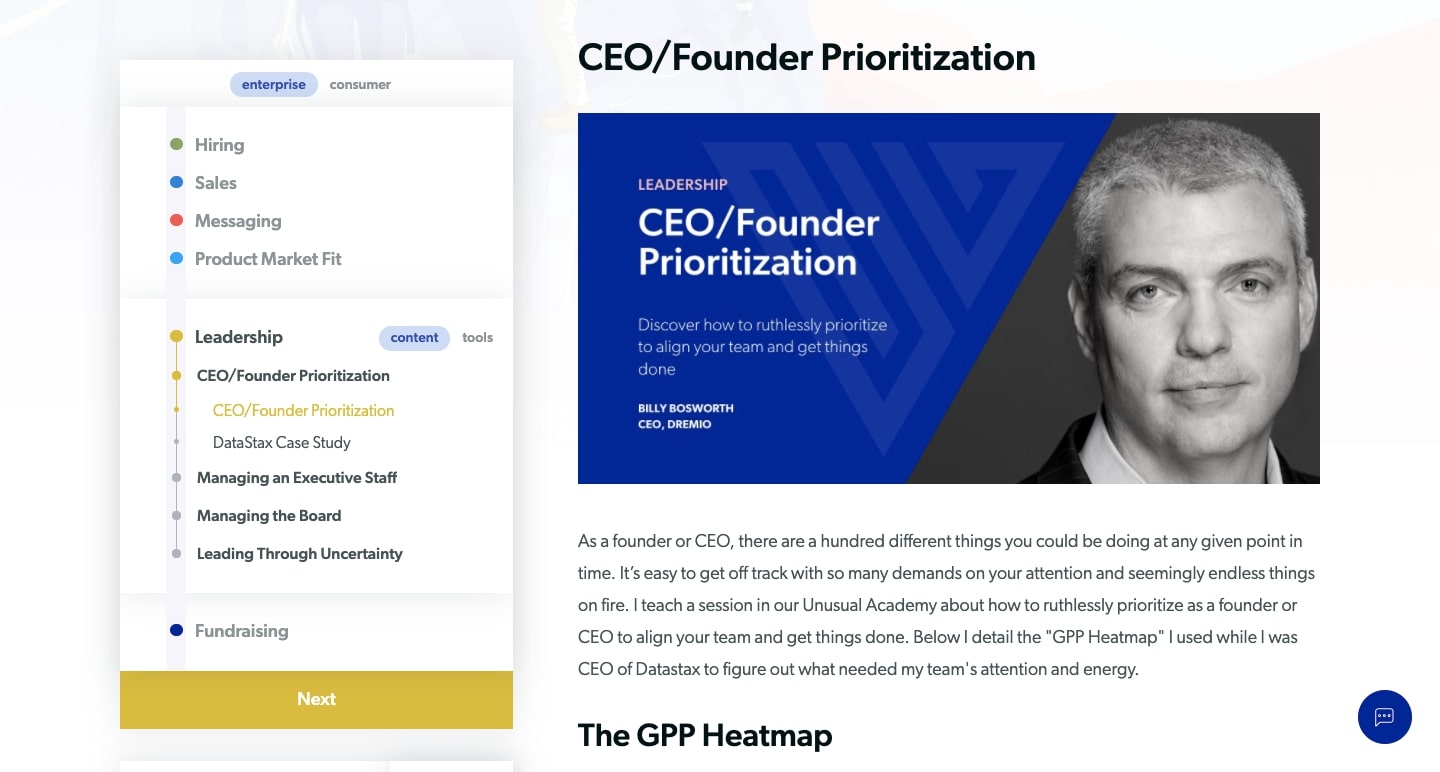 field guide for ceo/founder prioritization