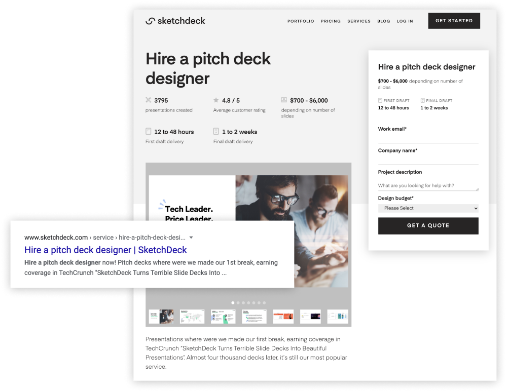 sketchdeck google strategy
