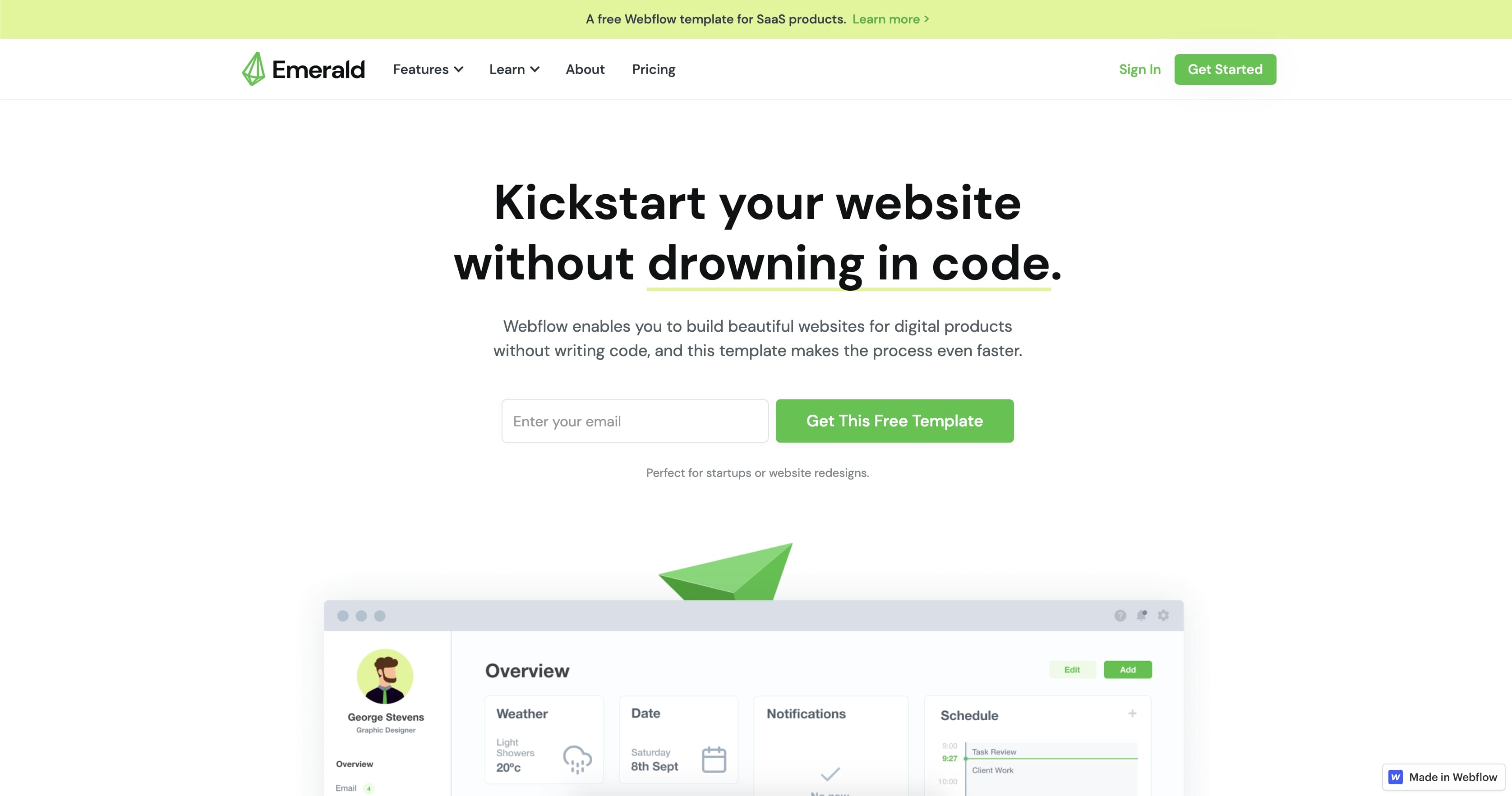 emerald website kit