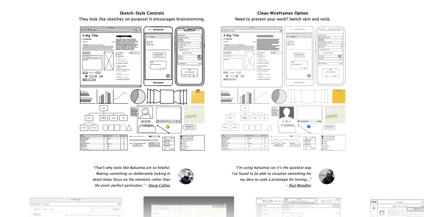 Balsamiq wireframe tool