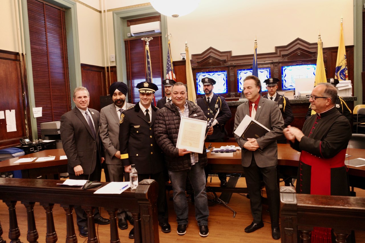 The Hoboken Police Department promotes six and honors three retiring