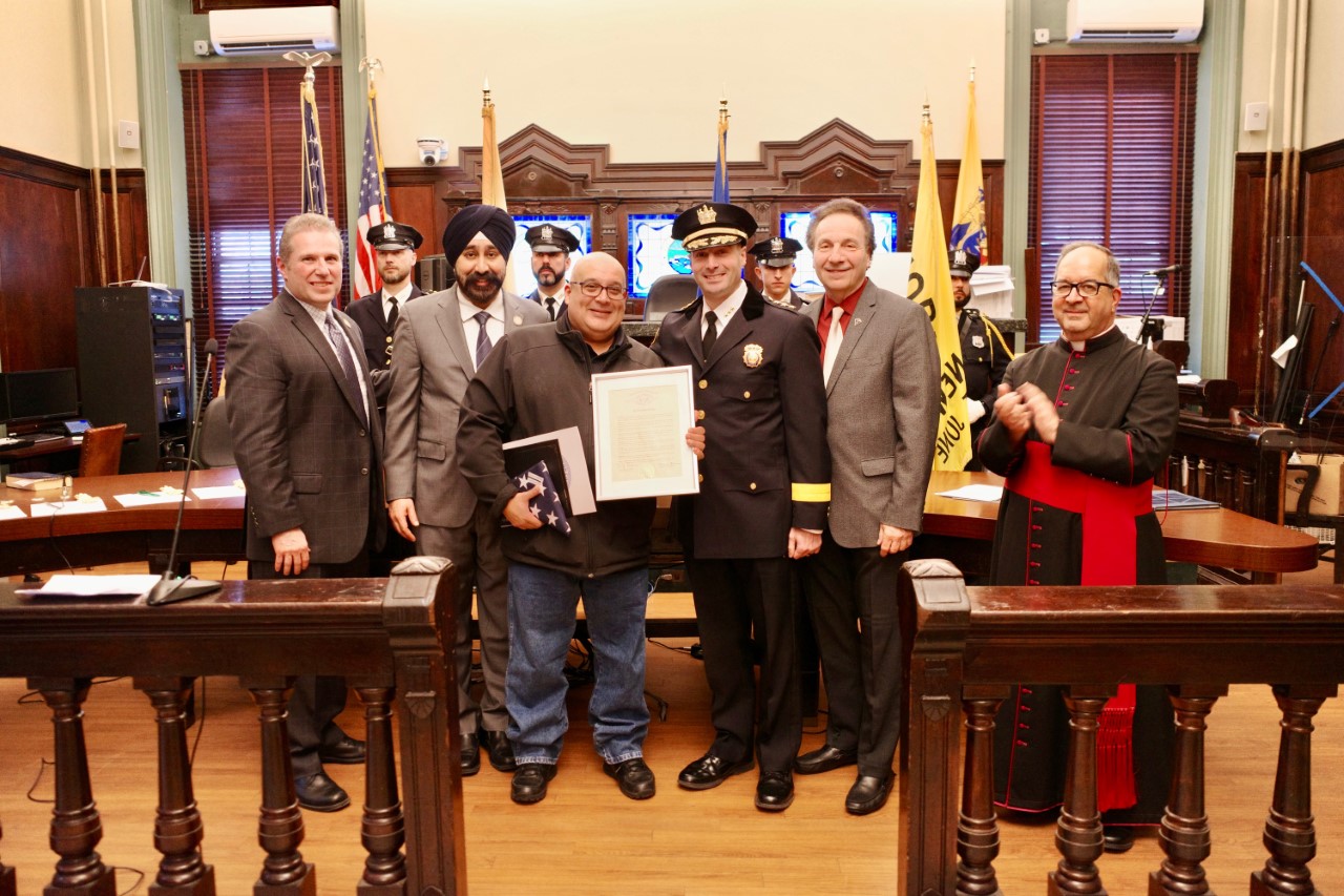 The Hoboken Police Department promotes six and honors three retiring