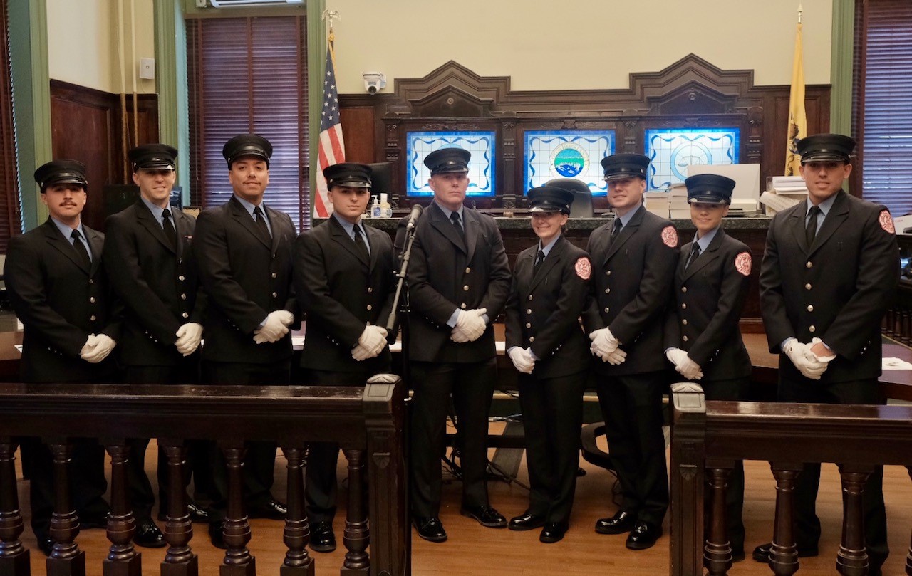Hoboken Fire Department swears in nine new firefighters