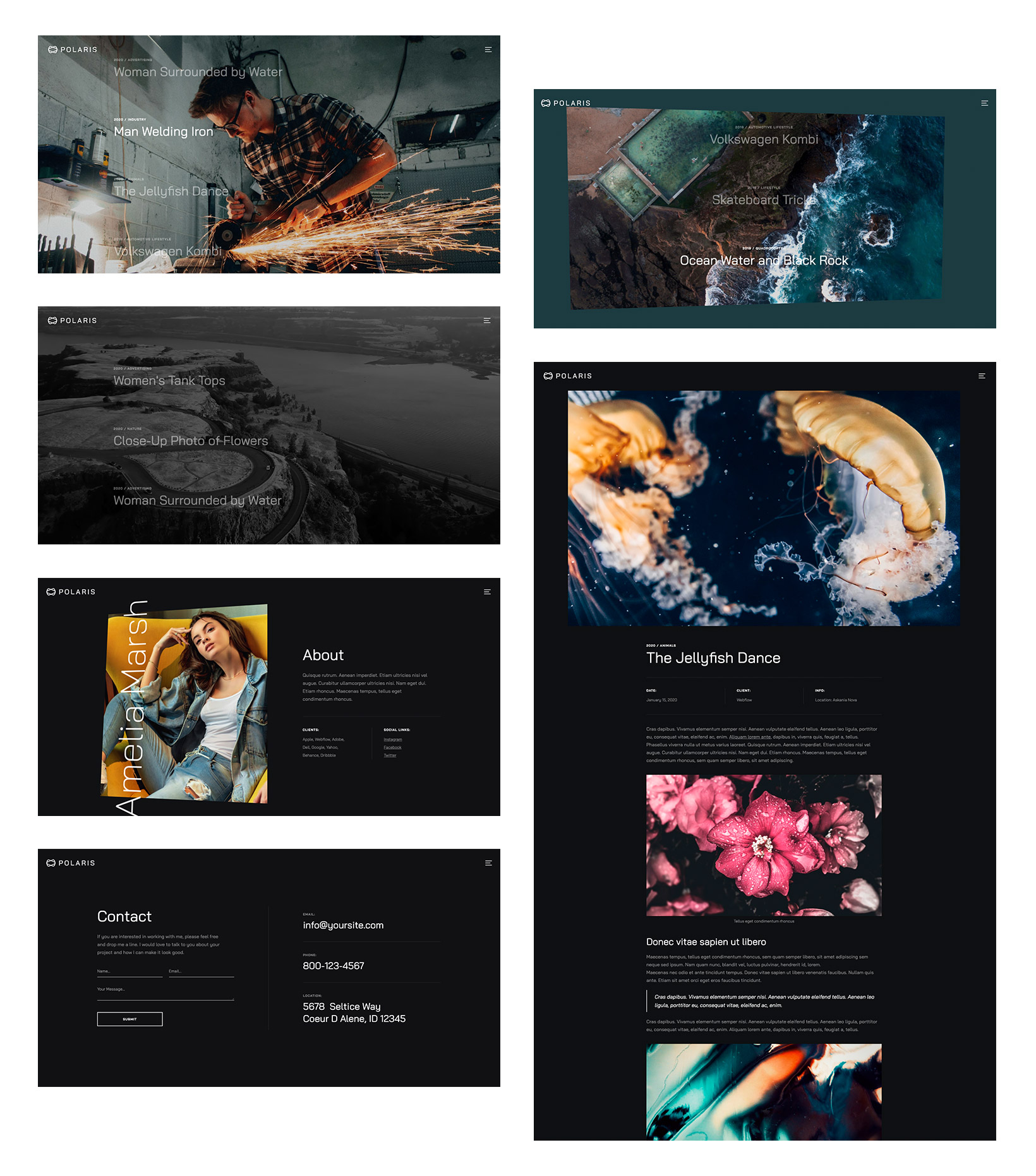 Polaris - Portfolio HTML5 Responsive Website Template